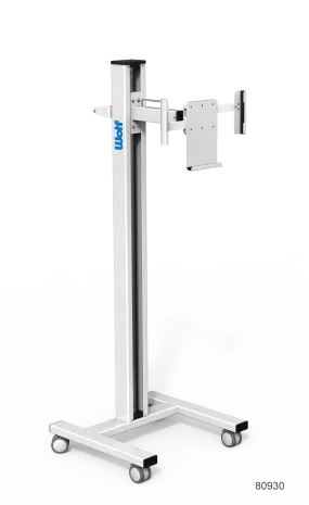 DR/CR Mobile Cassette Holder - Fixed Arm, Tilt and Rotate