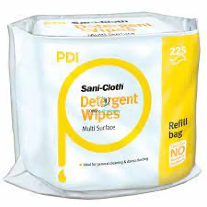 Ecolab Sani Cloth Detergent Wipes - 225 Pack