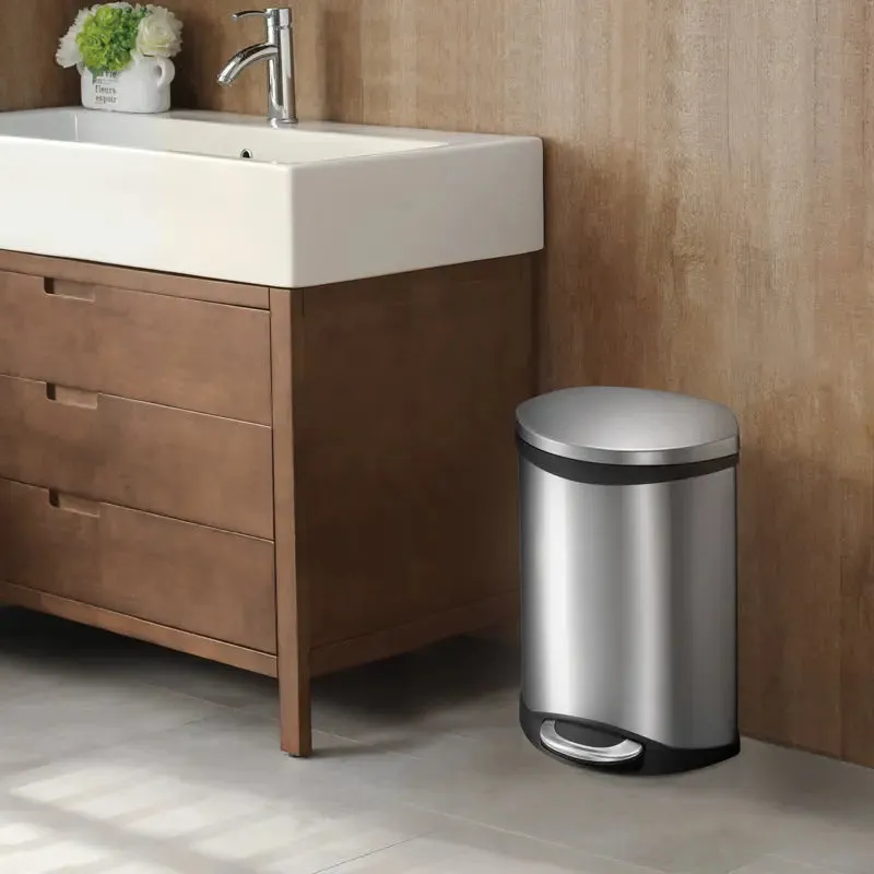 EKO Dustbin | Shell | EK9218 | Trash Bin | Waste Bin | Stainless Steel | Soft Closing | 30L/50L