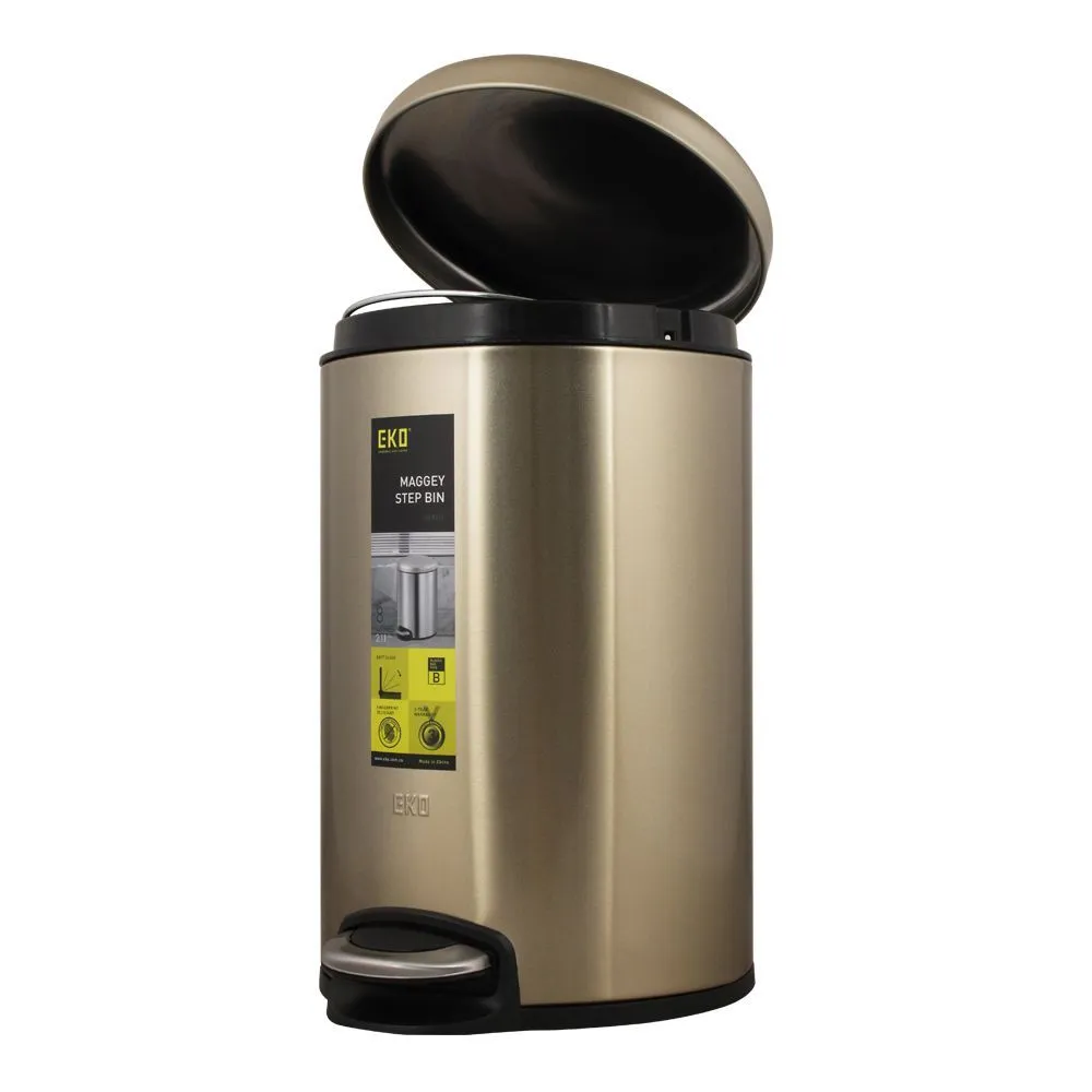Eko Step Bin 12L Gold Maggy