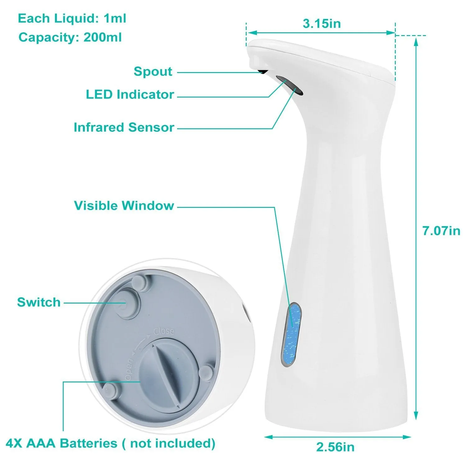 Electric Automatic Soap Dispenser