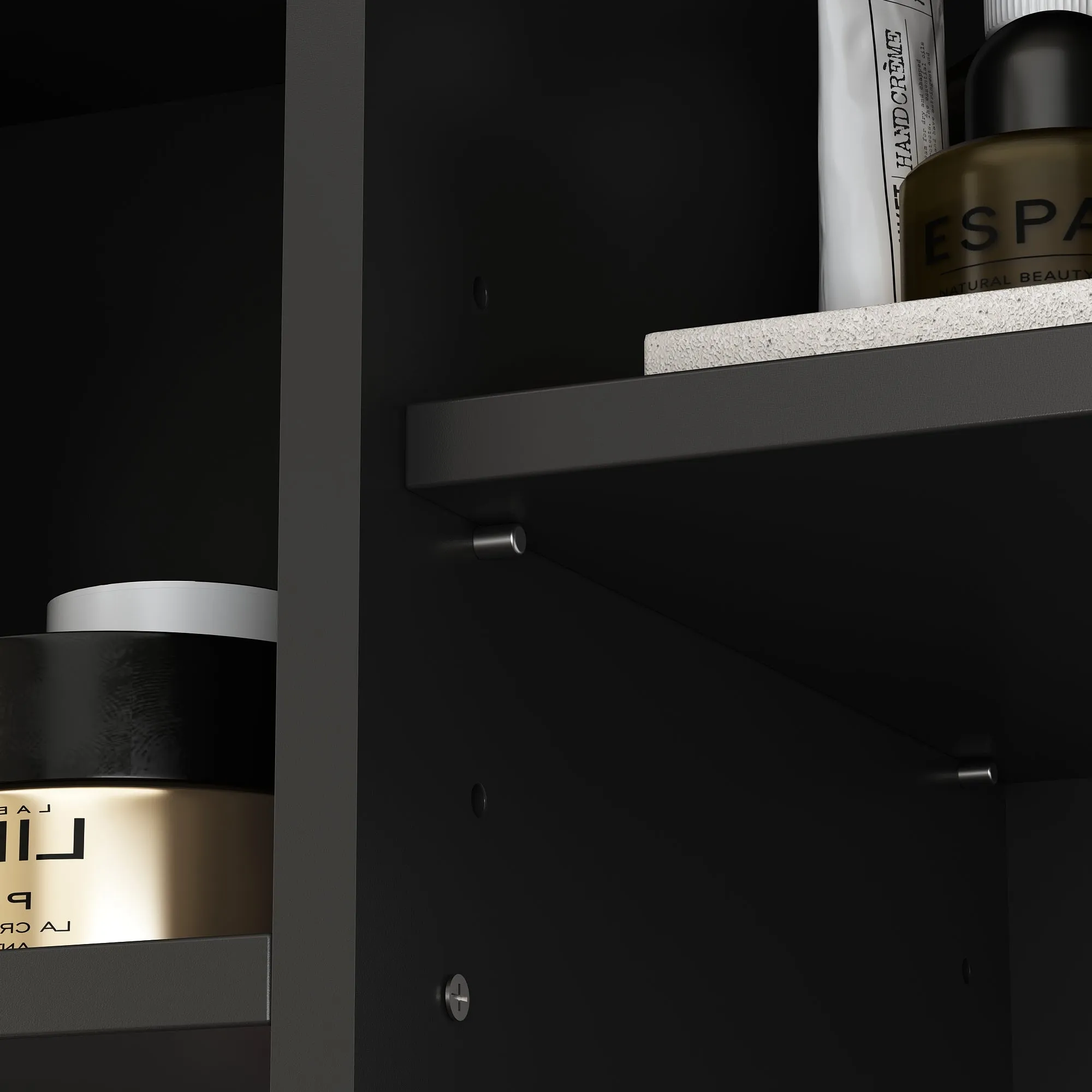 Elegent Bathroom Cabinet With White Finish
