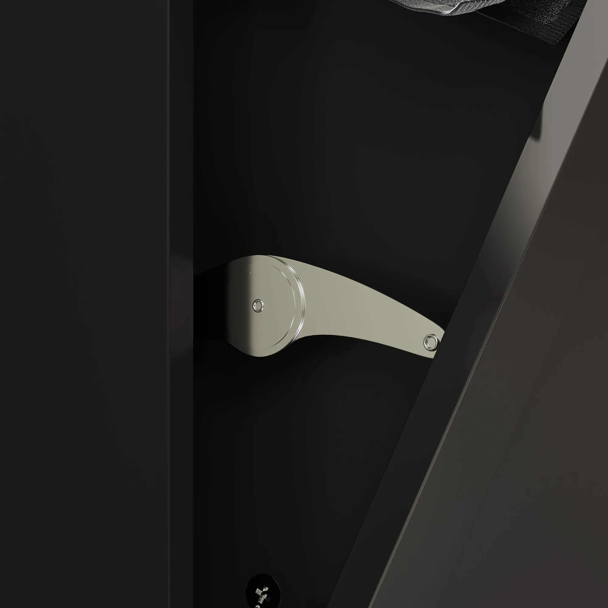 Elegent Bathroom Cabinet With White Finish