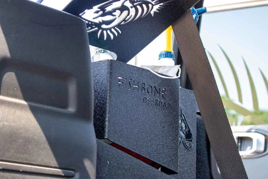 Fishbone Offroad 2018-Current JL Wrangler (4-Door) Driver Side Wheel Well Storage Bin (Single Bin)