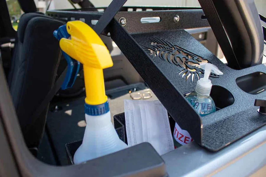 Fishbone Offroad 2018-Current JL Wrangler (4-Door) Driver Side Wheel Well Storage Bin (Single Bin)