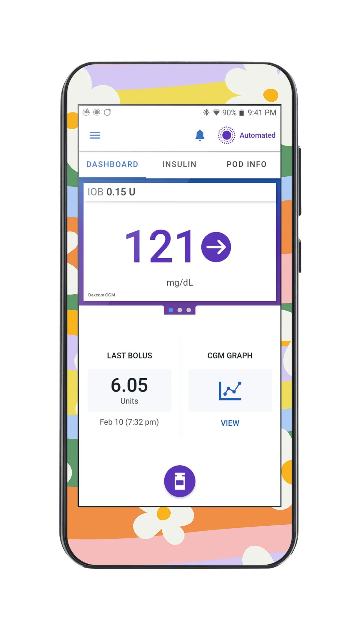 Floral Swirls Omnipod 5™