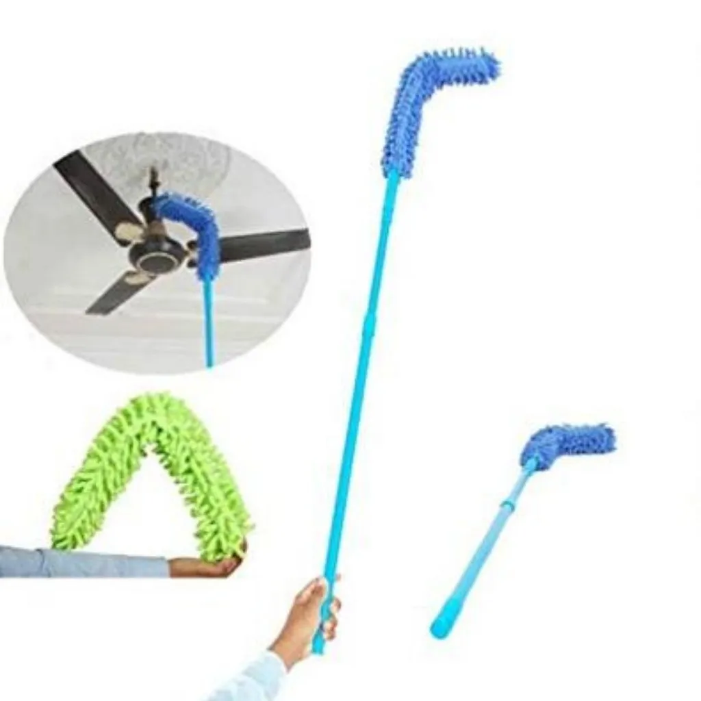 Foldable Microfiber Fan Cleaning Duster Steel Body