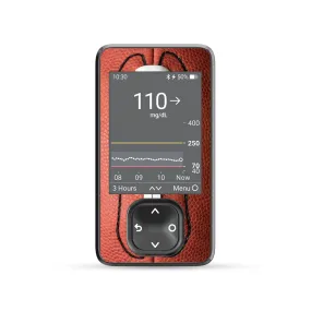 Football DEXCOM G7 and Stelo and G6 Touchscreen Receiver Sticker