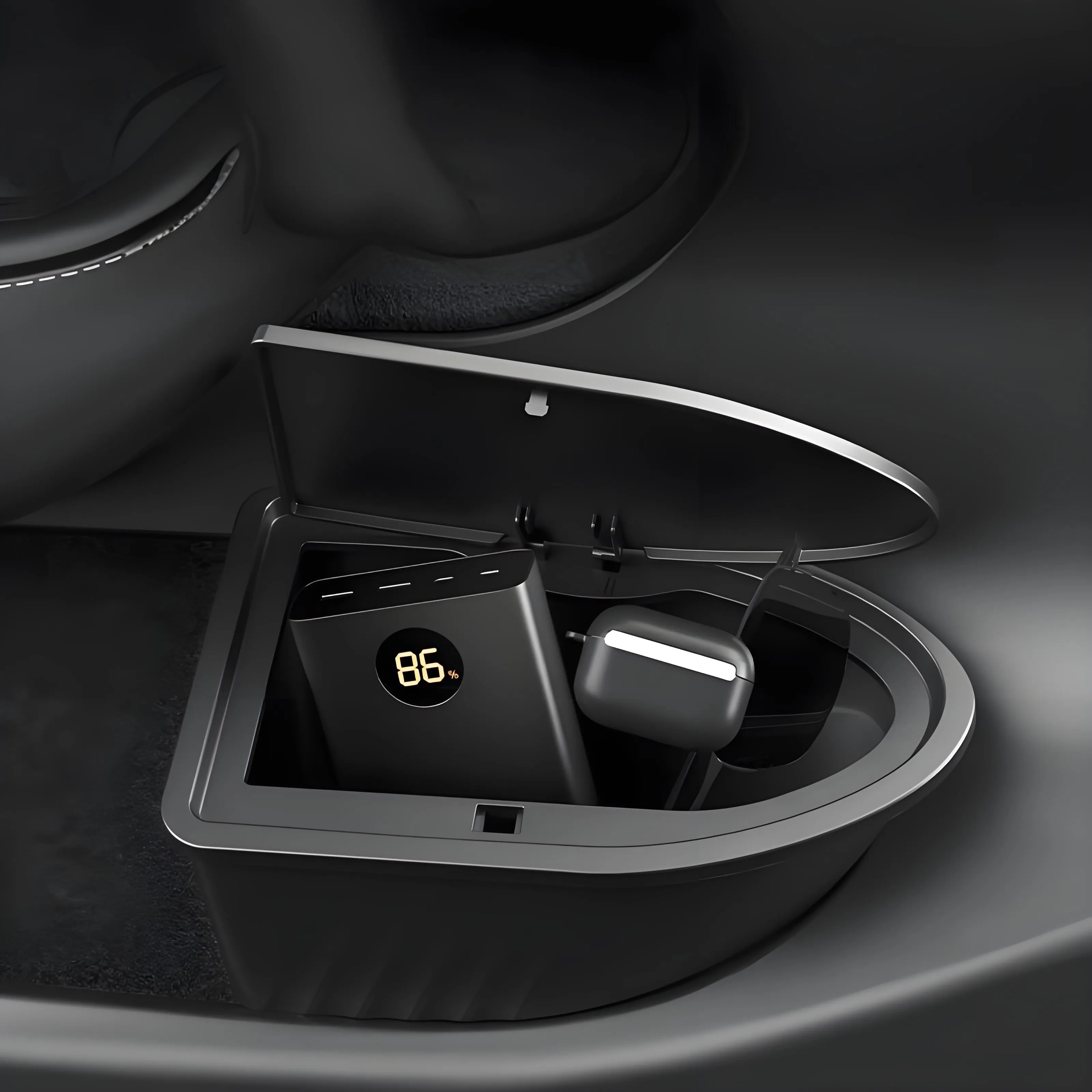 Front Door Storage Trash Can for Tesla Model Y【2PCS】