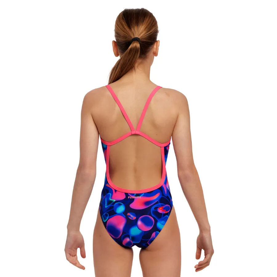 Funkita Girls Single Strap One Piece FS16G - Liquid Lights