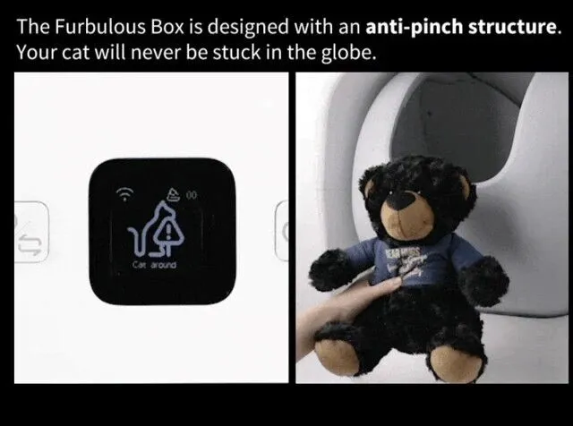 Furbulous Smart Cat Litter Box Automatic Self-Cleaning With App Remote Control