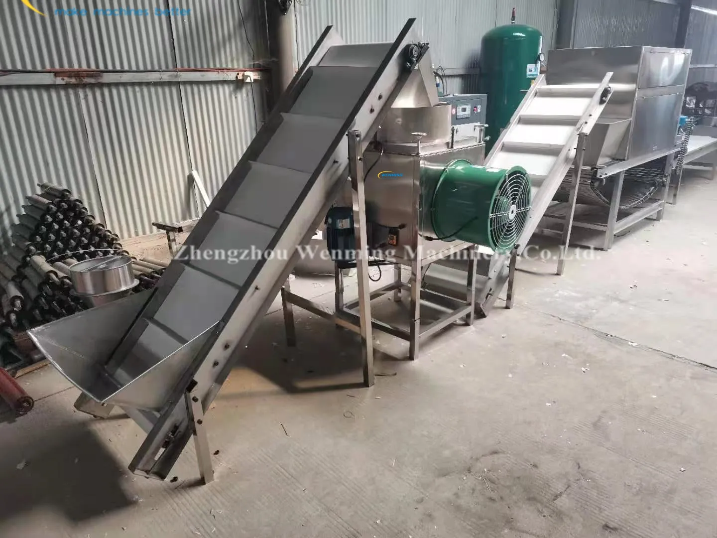 Garlic Peeling Machine line Industrial Garlic Peeling Production Line 2000kg