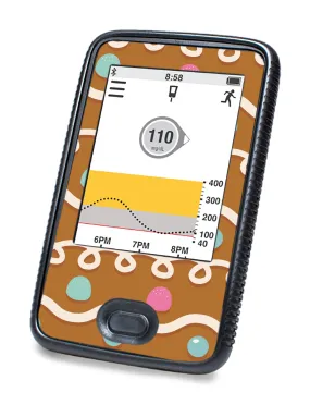 Gingerbread Sticker for DEXCOM G6 Touchscreen Receiver