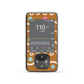 Gingerbread Sticker for DEXCOM G7 and G6 Touchscreen Receiver
