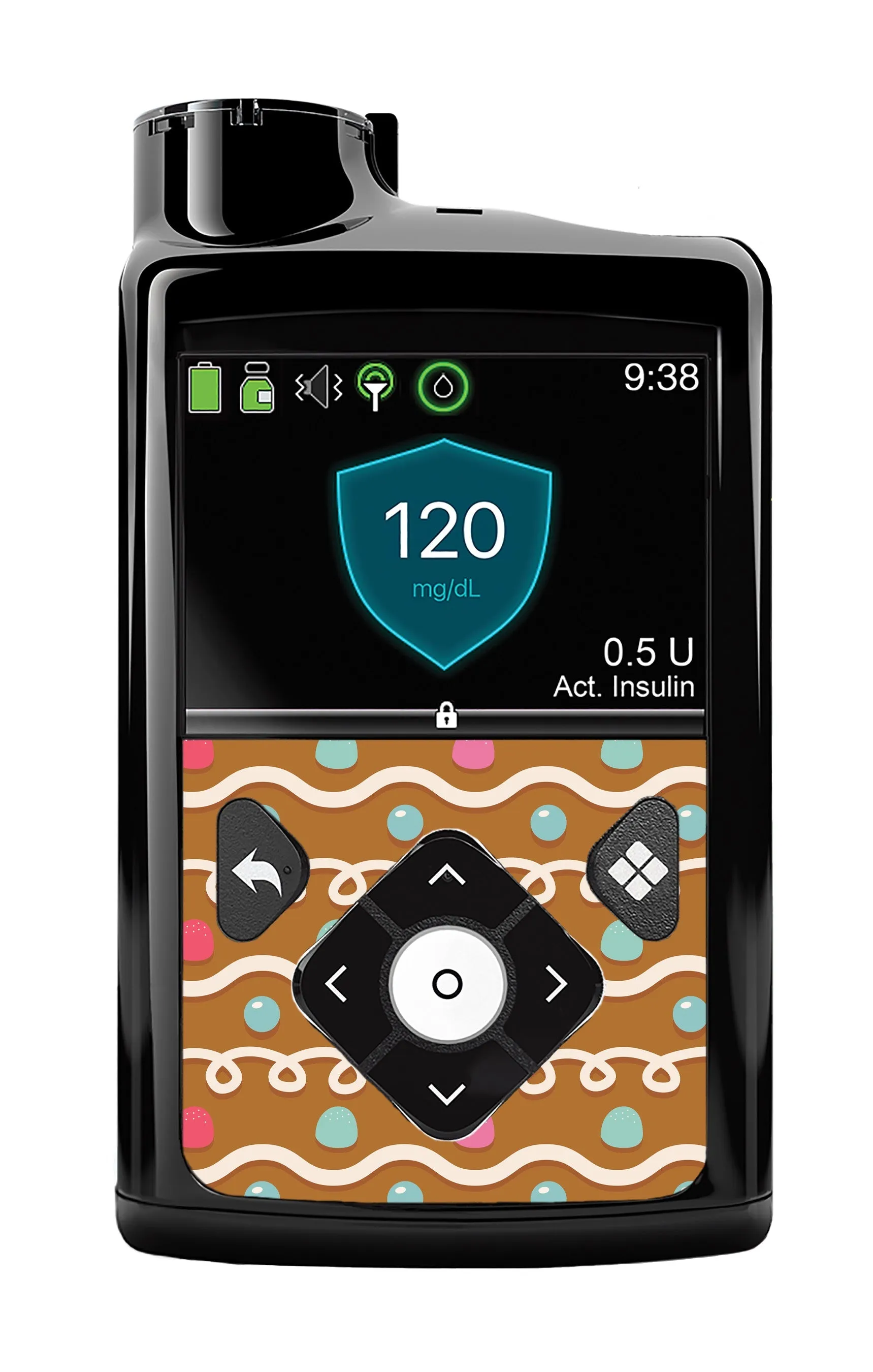 Gingerbread Sticker for Medtronic MiniMed 770G & 780G