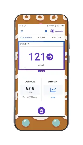 Gingerbread Sticker for Omnipod 5™