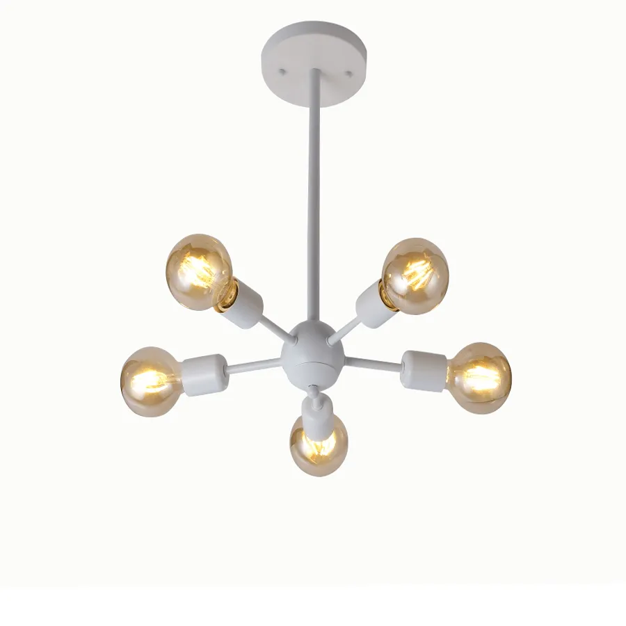 Gorm White Modern Light Fixture