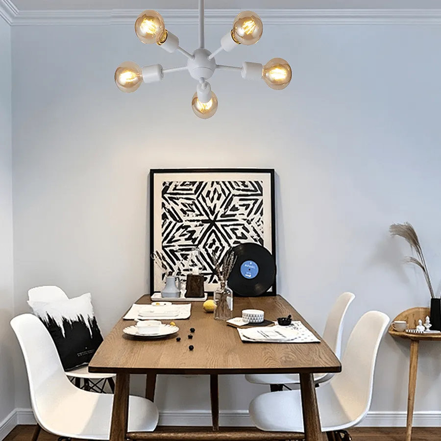 Gorm White Modern Light Fixture