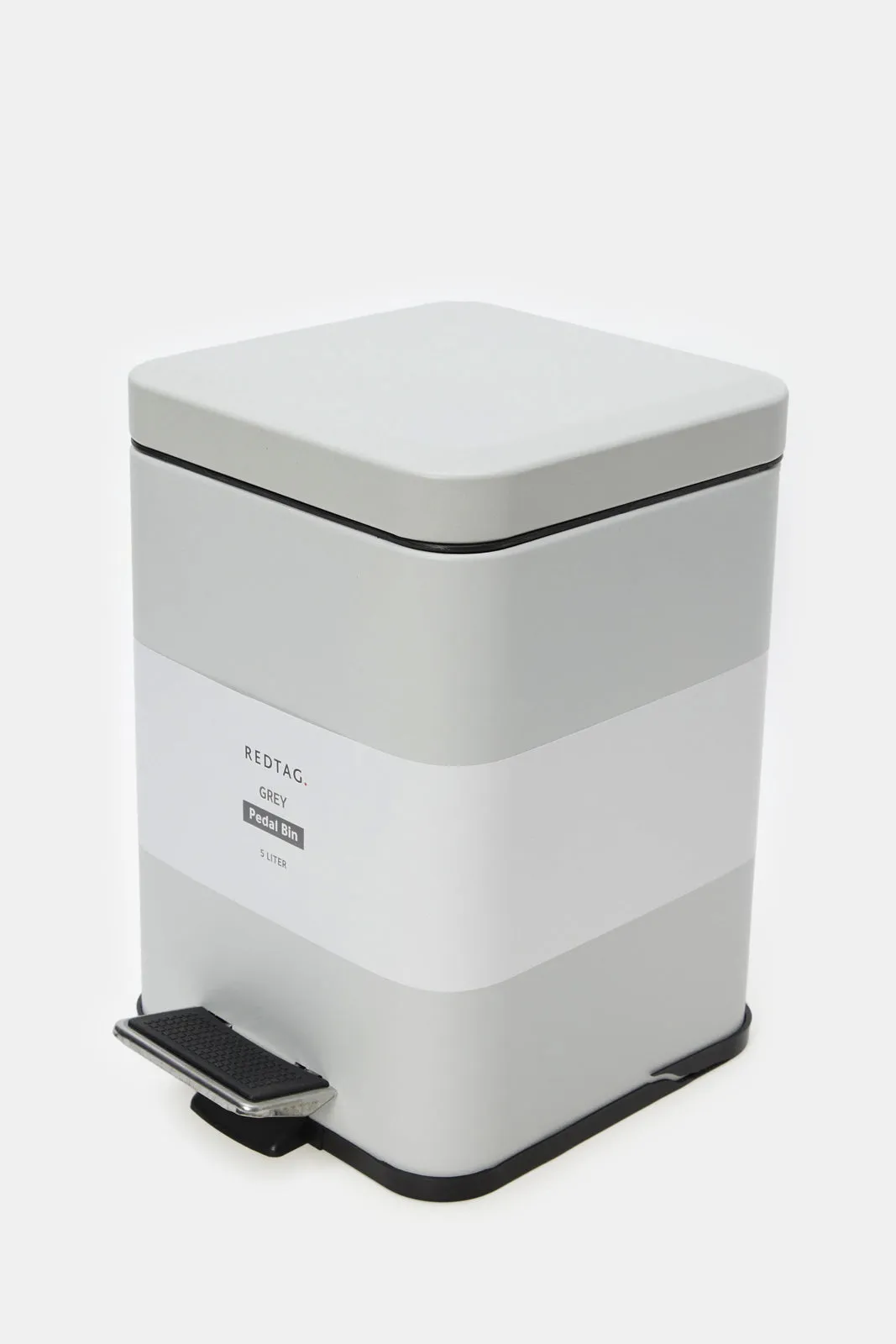 Grey Plain Pedal Bin (5Lt.)