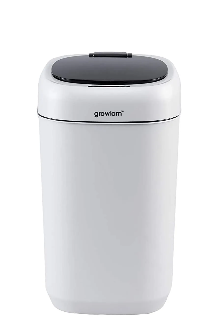 Growlam Motion Sensor Waste BIN with Lid, Automatic Waste dustbin, Hygienic, Sensor Bin Touchless Rectangular Trash Can for Bathroom, Bedroom, Room, Home, Kitchen, and Offices (9, White)