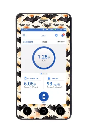 Halloween Bats for Omnipod DASH™