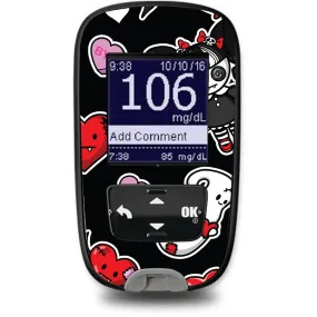 Halloween Valentine for the Accu-Chek Guide Glucometer