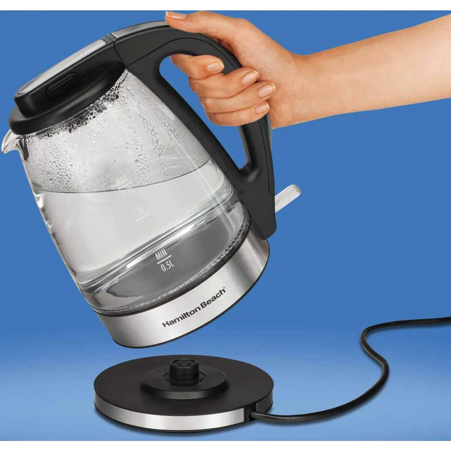 HAMILTON BEACH 1.7 Litre Cordless Electric Kettle - 40865C