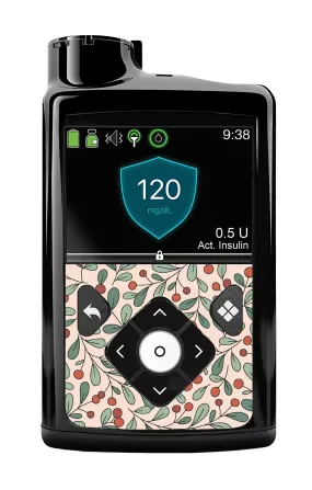 Holly Berries Sticker for Medtronic MiniMed 770G & 780G