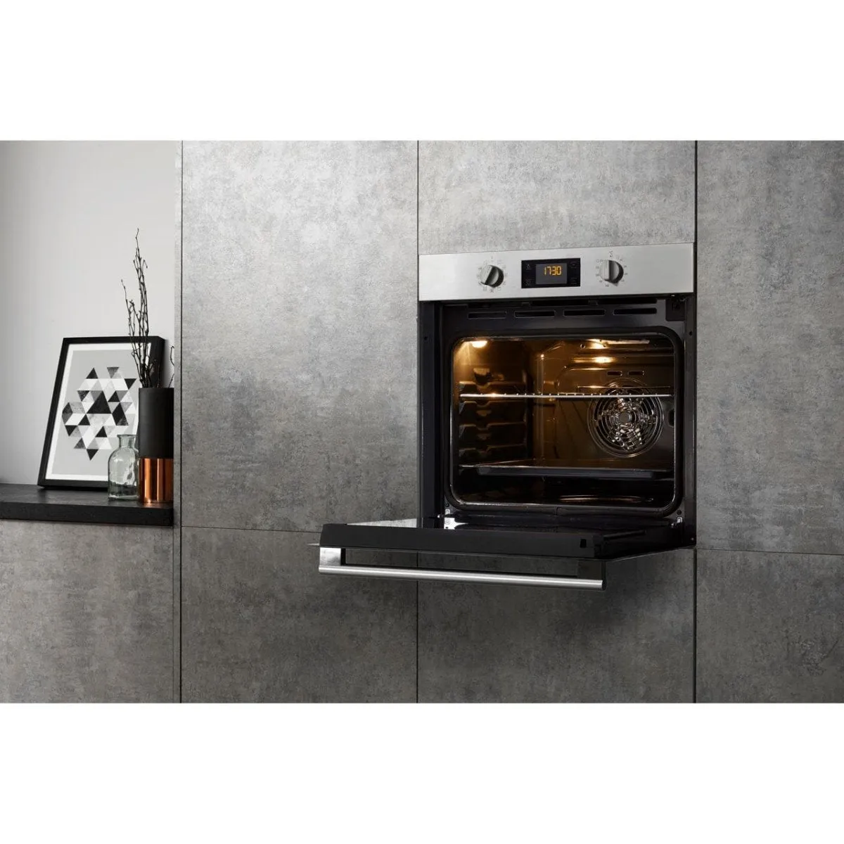 Hotpoint SA2840PIX Built In Electric Single Oven-Stainless Steel-A  Rated