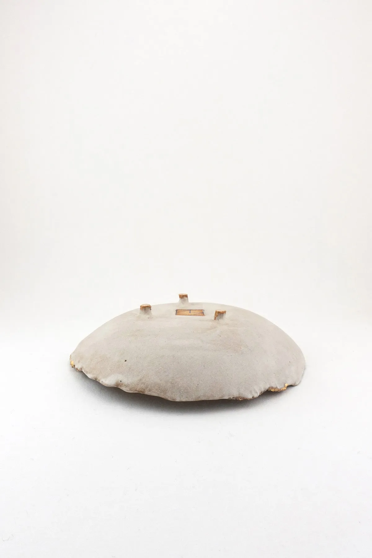 Iceland Footed Dish, Northern Lights with Gold Dots - Extra Small