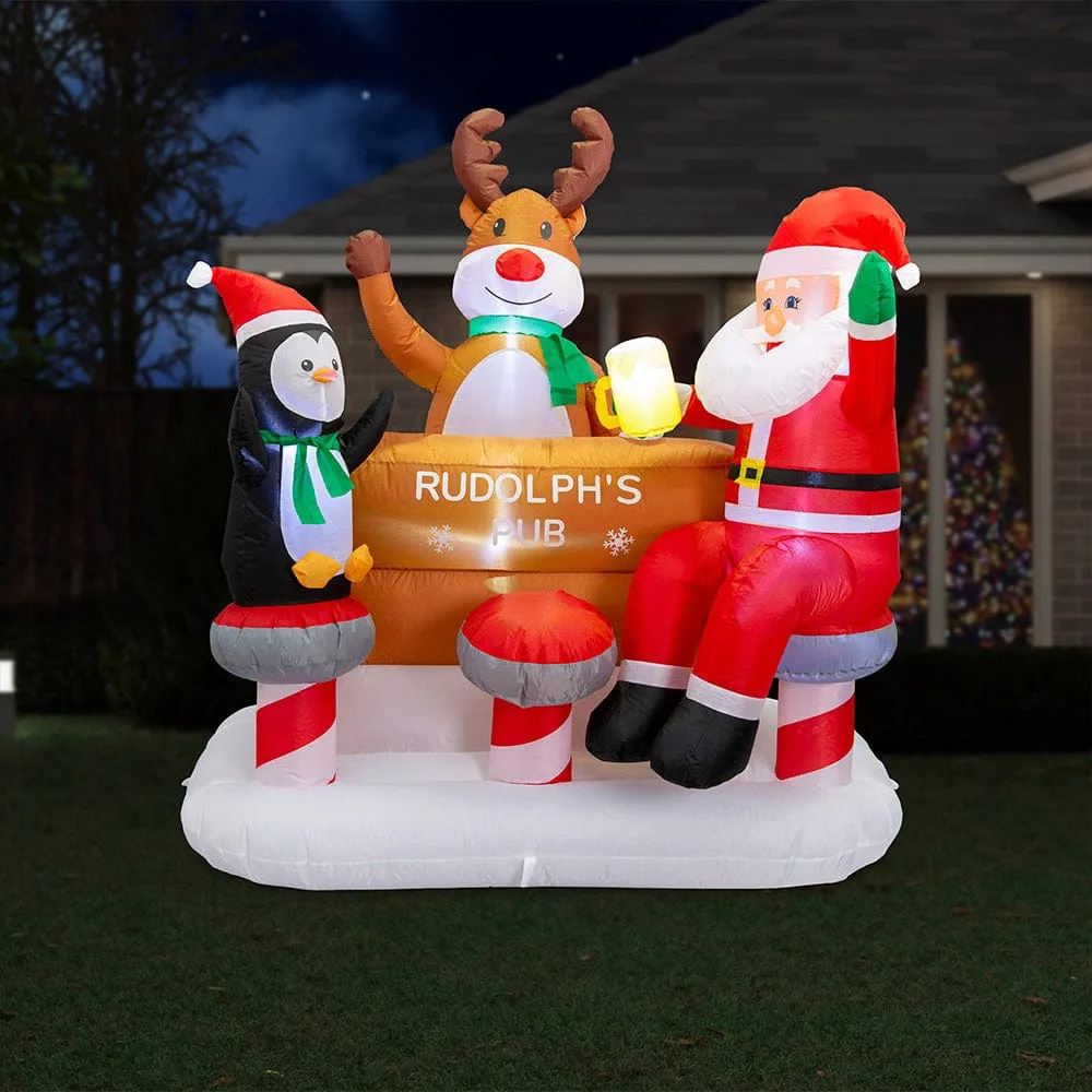 Inflatable Rudolphs Pub (150cm)