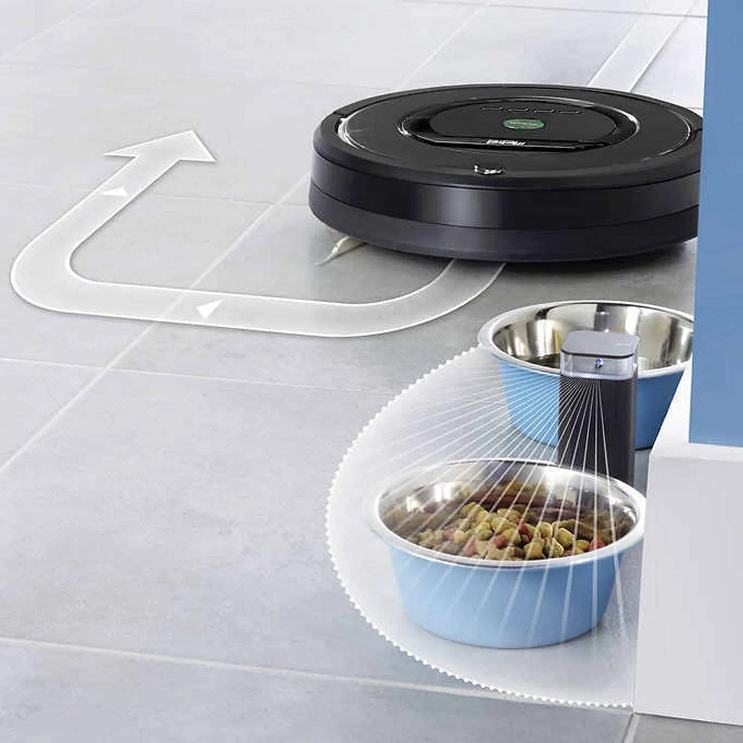 iRobot Roomba 805 Cleaning Vacuum Robot with Dual Virtual Wall Barriers and Bonus Filter (Refurbished)
