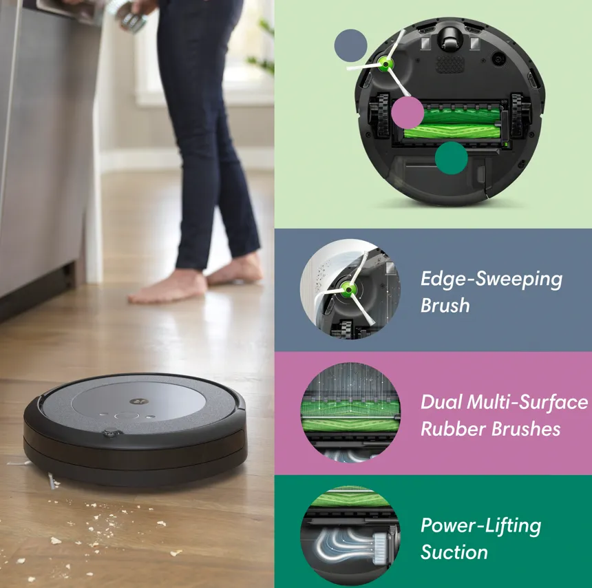 iRobot Roomba i3  (3550) Wi-Fi Connected Robot Vacuum with Automatic Dirt Disposal