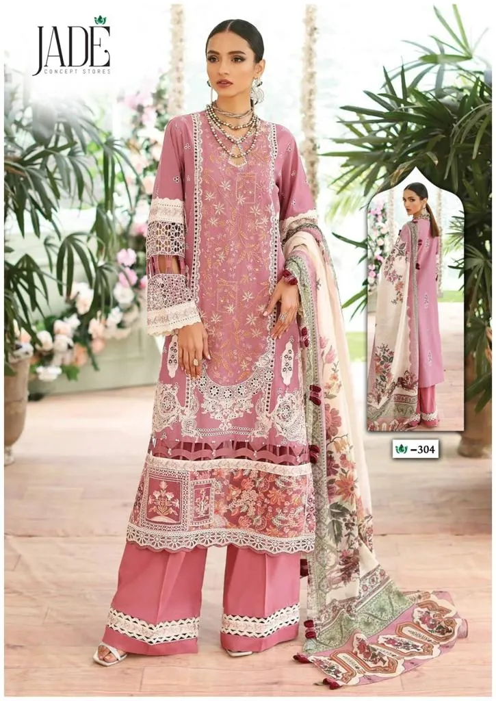 Jade Solitare Crimson Exclusive Heavy Lawn Colleciton Vol-3 (380x06)