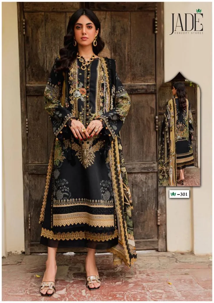 Jade Solitare Crimson Exclusive Heavy Lawn Colleciton Vol-3 (380x06)