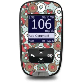 Jolly Donuts Sticker for the Accu-Chek Guide Glucometer