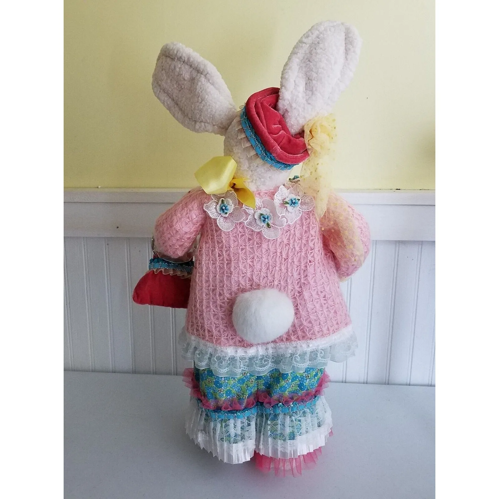 Karen Didion Originals Spring Collection Bunny Figurine 20in Glam Elegant Easter