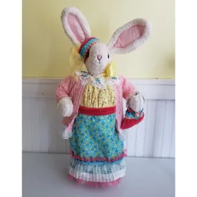 Karen Didion Originals Spring Collection Bunny Figurine 20in Glam Elegant Easter