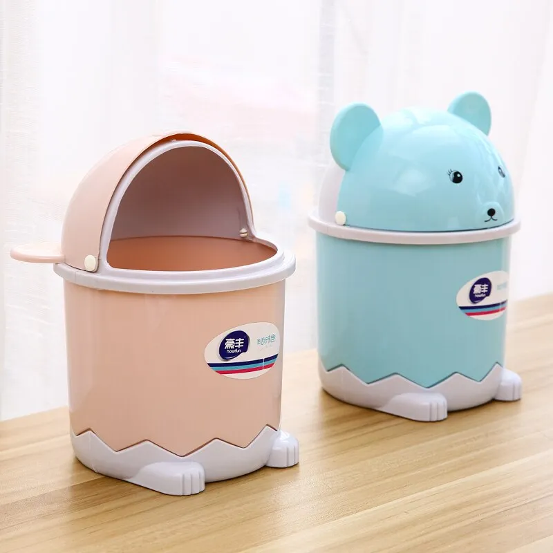 Kawaii Cute Table Trash Bin