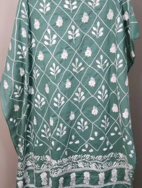 Khana-e-Ring - Deep Green Pure Lawn Shirt - 1 PC - 504128
