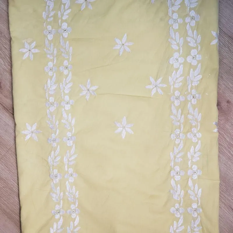 Khana-e-Ring - Pastel Yellow Pure Lawn Shirt - 1 PC - 504130