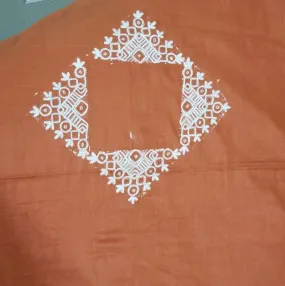 Khana-e-Ring - Rust Pure Lawn Shirt - 1 PC - 504126