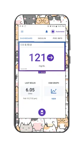 Kitty Cartoon Omnipod 5™