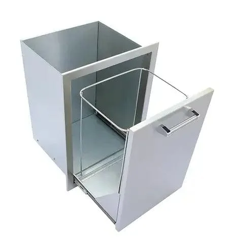 Kokomo Grills Stainless Steel Trash or Propane Tank Pull-Out Drawer - KO-TRHD