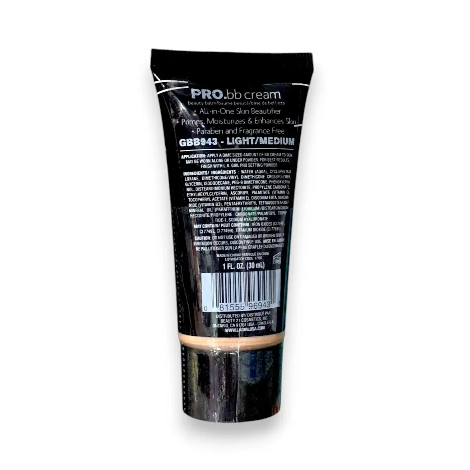 L A Girl Bb Cream Beauty Balm 30ml