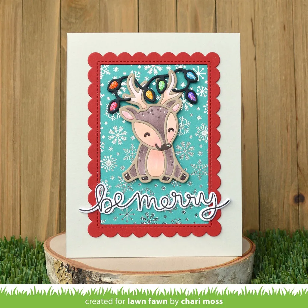 Lawn Fawn - Cheery Deer - lawn cuts