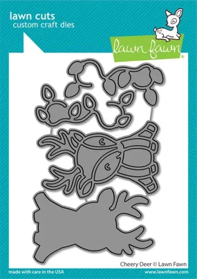 Lawn Fawn - Cheery Deer - lawn cuts