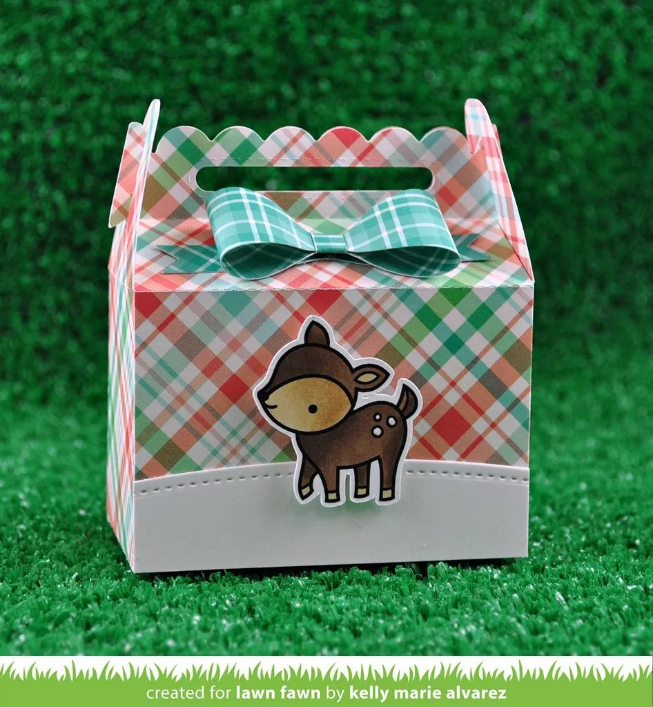 Lawn Fawn - Clear Acrylic Stamps - Cheery Christmas