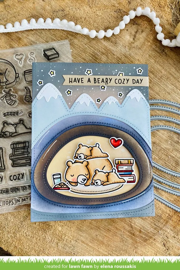 Lawn Fawn-Clear Stamps-Den Sweet Den