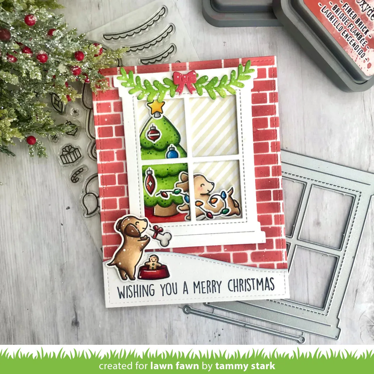 Lawn Fawn - Furry and Bright- clear stamp set